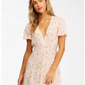 Billabong Floral Pink Dress